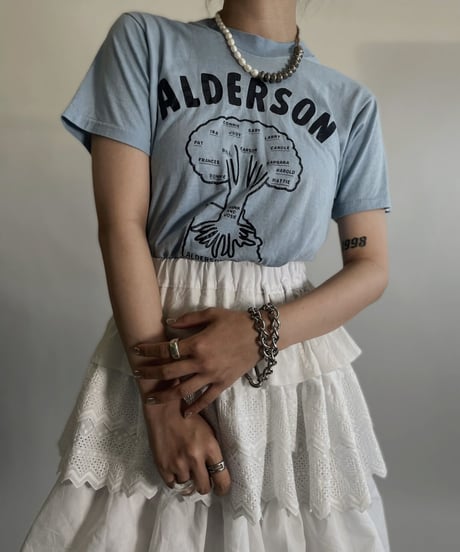 【USED】 Short Sleeved T-shirt "Alderson Clan" /220716-007