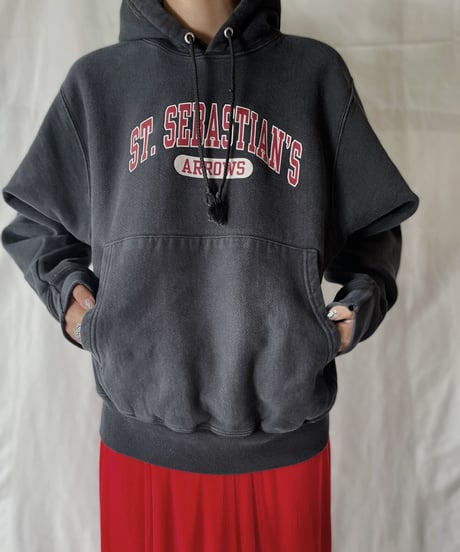【USED】  Champion Reverse Weave Hoodie ST.SEBASTIANS/210902-009
