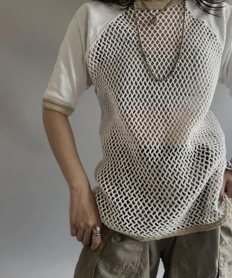 【USED】S/S Mesh T-shirt / 230708-015