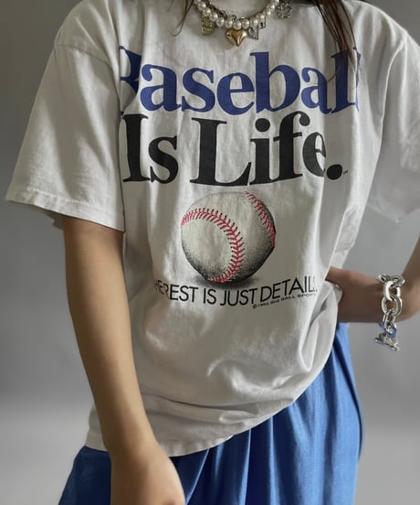 【USED】 Made in USA  90's Baseball T-Shirt  /240518-002