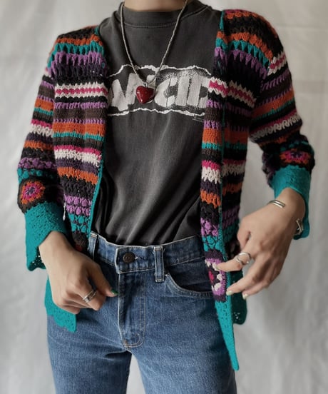 【USED】  Crochet L/S Cardigan/210825-027