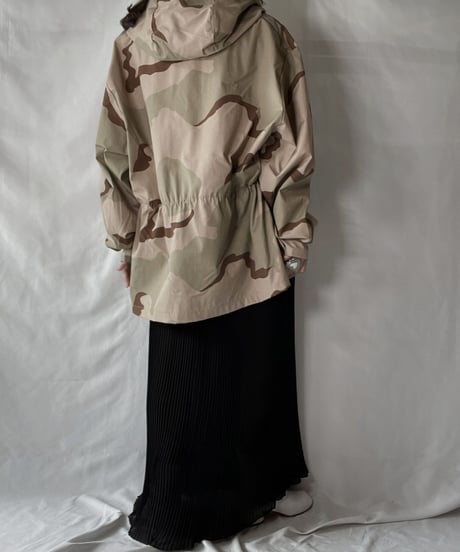 【USED】 Poly Pleats Long Skirt②/210921-034
