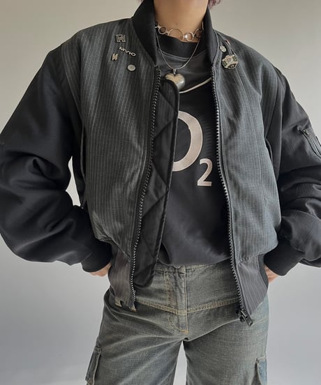 【RE;CIRCLE】 RE Suit Bomber Jacket / 250102-006