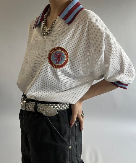 【USED】 ASTON VILLA Soccer Shirt /240831-030