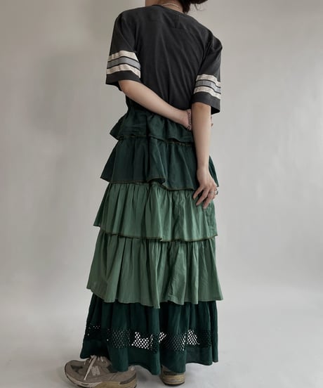【RE;CIRCLE】 RE Indian Cotton Skirt / 220503-015