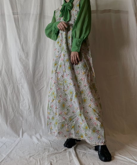 【USED】 See-through Poly Blouse/210331-028