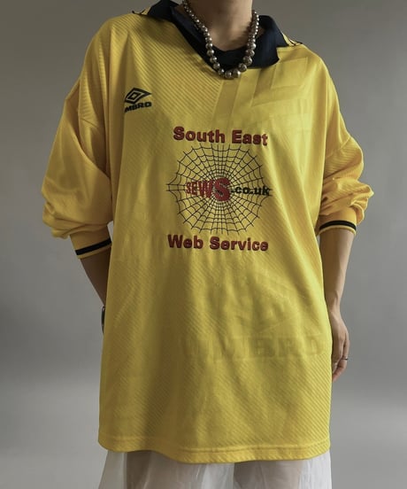 【USED】 UMBRO SEWS L/S Soccer Shirt /240706-023