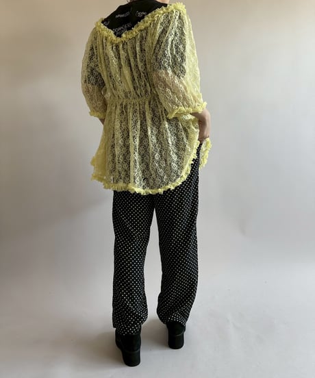 【USED】  Lace Pattern Top /250510-044
