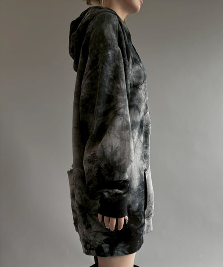 【USED】 Damage Hoodie /251101-004