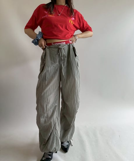 【USED】 Nylon100% Ripstop Pants /250802-020