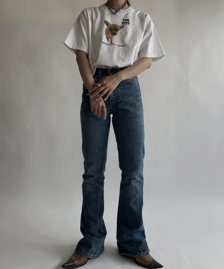 【USED】 Short Sleeved Dog T-shirt  / 220611-023