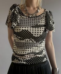 【USED】 Sheer Dot Pattern Tops / 2560613-029