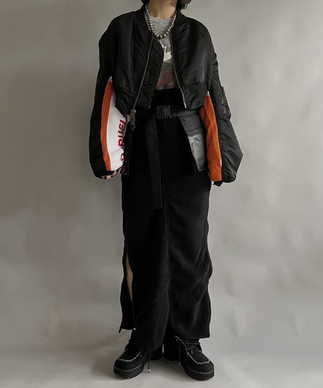 【RE;CIRCLE】 RE MA1×Soccer Muffler Short Jacket / 240118-004