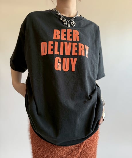 【USED】  Made in USA DELTA BEER DELIVERY GUY T-Shirt/250510-054