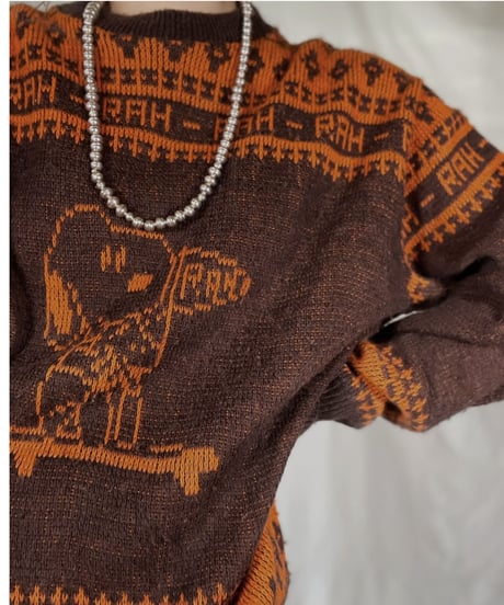 【USED】   Knit L/S Top /211216-026