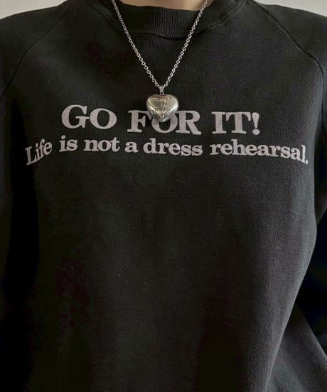 【USED】 Made in USA Anvil GO FOR IT! Sweat / 251206-005
