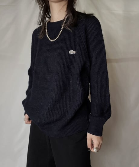 【USED】 LACOSTE Acrylic Knit ⑭ / 220111-026