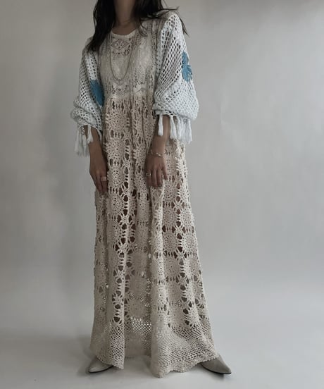 【RE;CIRCLE】 RE Crochet Lace One-piece / 220526-007