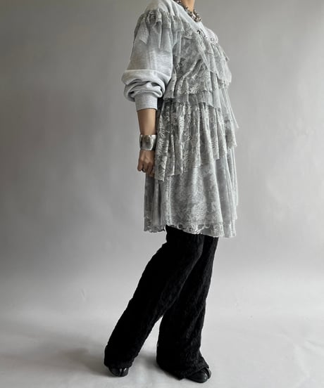 【USED】 Flower Patterned Tiered Camisole One-Piece/240928-022