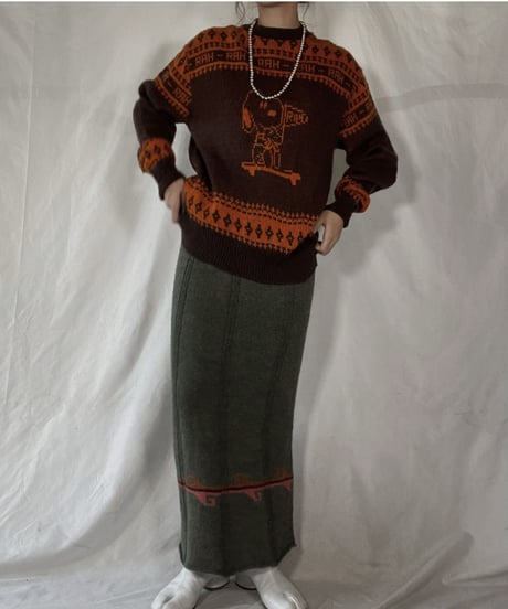 【USED】   Knit L/S Top /211216-026