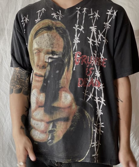 【USED】 S/S T-shirt NIRVANA "GRUNGE is DEAD"/210526-004