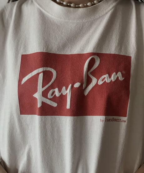 【USED】S/S T-shirt Ray Ban /210602-009