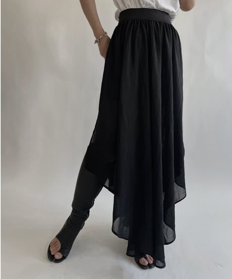 【USED】 Poly Long Skirt / 220611-015