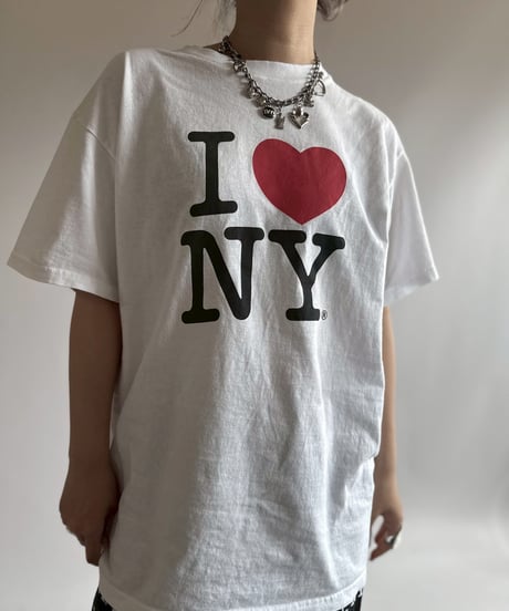 【USED】 Fruit of the Loom I ♡ NY   T-Shirt / 250719-026