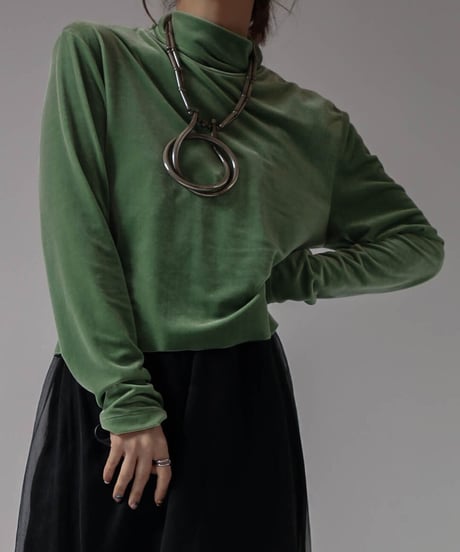【USED】 L/S Velour Top / 220324-020