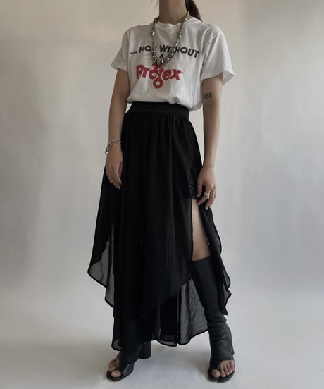 【USED】 Poly Long Skirt / 220611-015