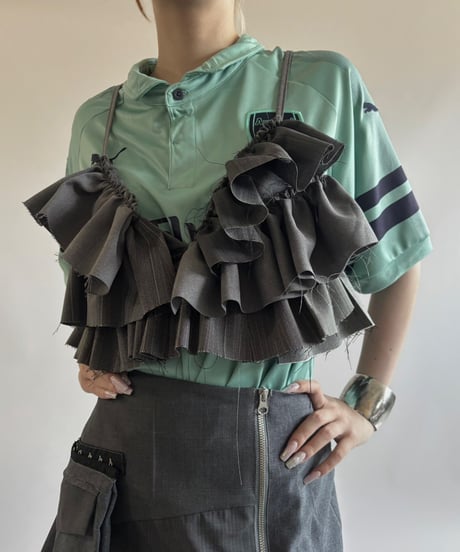 【RE;CIRCLE】 RE Suit Frill Bustier / 250717-002