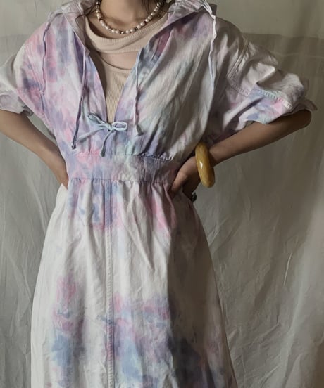 【RE;CIRCLE】 RE Medical Tyedie S/S One-piece②/210624-045
