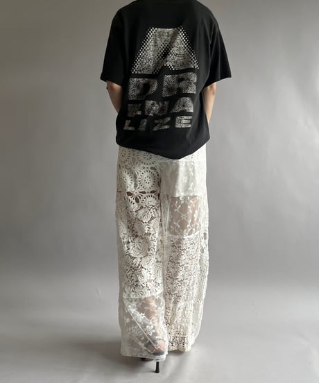 【RE;CIRCLE】 RE Crochet Patch Pants / 240829-001