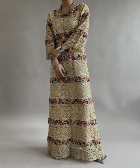 【USED 】Patterned Long One-Piece /240511-003
