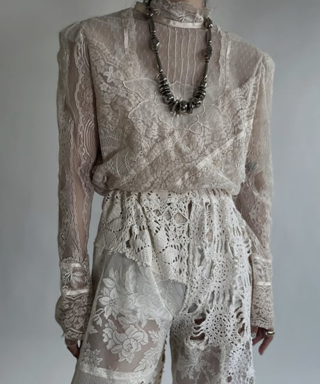 【USED】 Loong Sleeves Lace Top / 220526-017