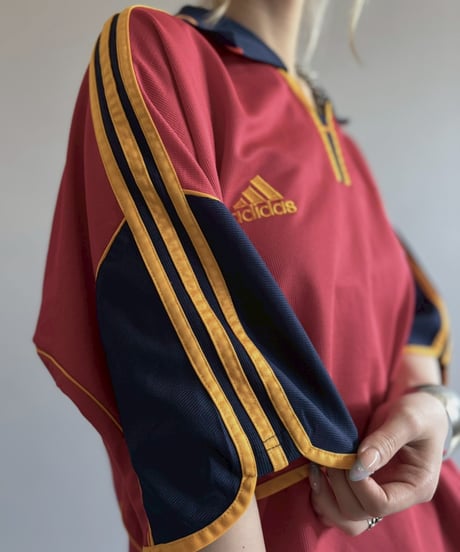 【USED】 00's adidas Spain Soccer Shirt / 260530-020
