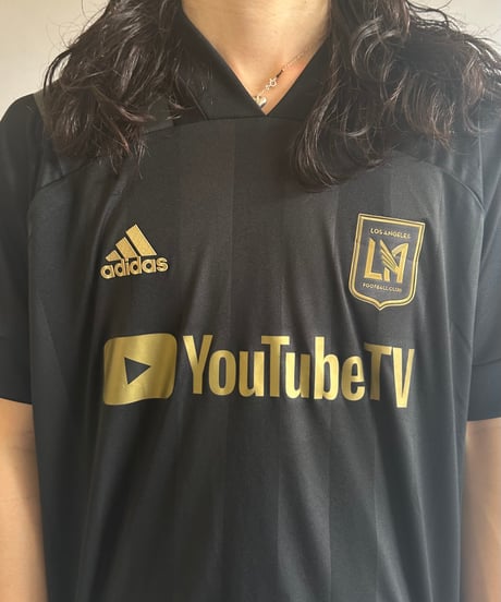 【USED 】adidas LOS ANGELES FC Soccer Shirt /240603-015