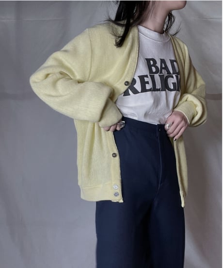 【USED】 LACOSTE Acrylic Knit Cardigan  ⑥ / 220111-007