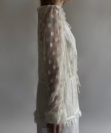【USED】 Lace Patterned Long One-Piece/250906-025