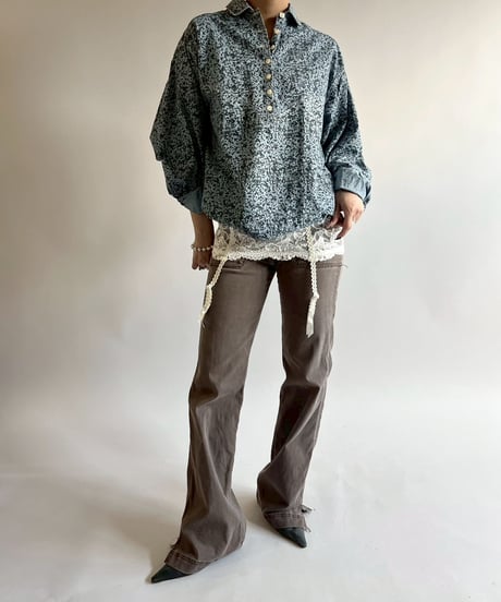 【USED】 Lace Pattern Corset/ 250419-031