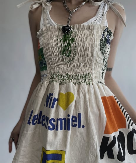 【RE;CIRCLE】 RE Eco-Friendly Bag Camisole One-piece / 220804-022