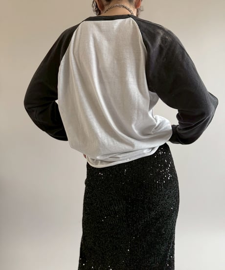 【USED】 Made in USA 80~90's Hanes Raglan T-Shirt/250510-085