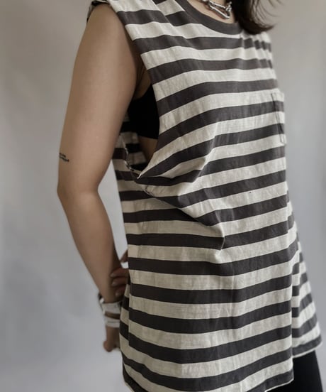 【USED】 Striped Tank Top / 230520-016