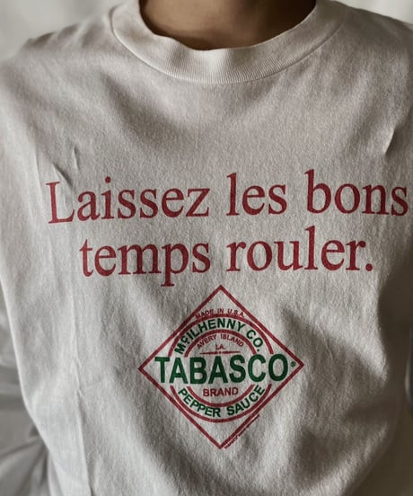 【USED】L/S T-shirt TABASCO /210602-049