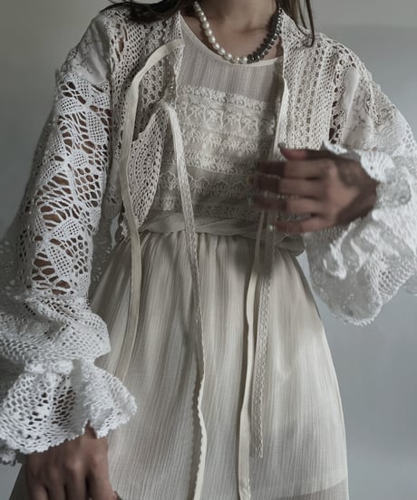 【RE;CIRCLE】 RE Crochet Bolero / 220623-023