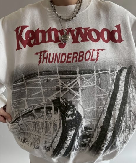 【USED】 MADE in USA FRUIT OF THE ROOM Kenny wood HUNDERBOL Sweat / 250927-011