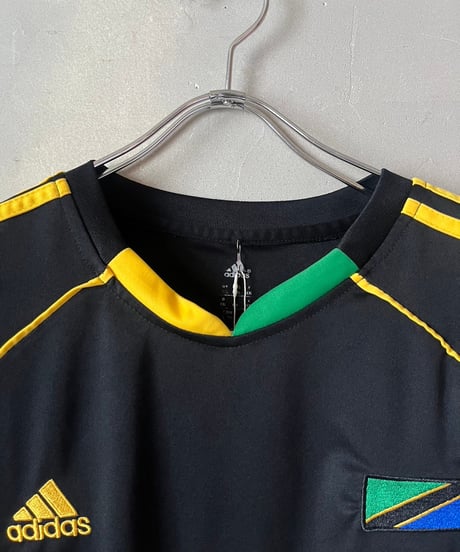 【USED 】adidas TANZANIA  Soccer Shirt /240603-006