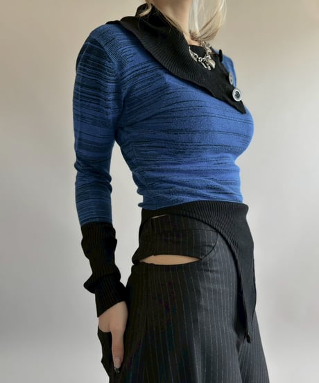 【RE;CIRCLE】 RE Rib Knit Leotard Top / 260416-003