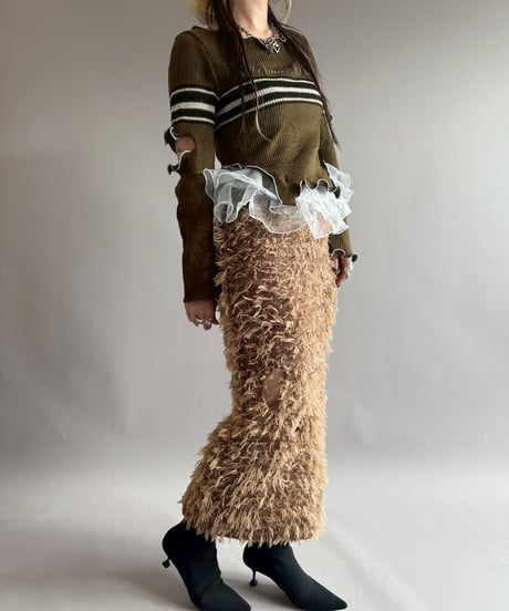 【RE;CIRCLE】 RE Mellow Knit Top /  251023-023