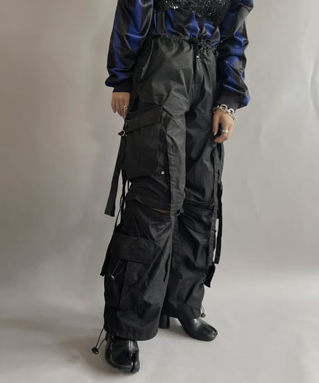 【USED】  Techino Pants Black / 221001-025